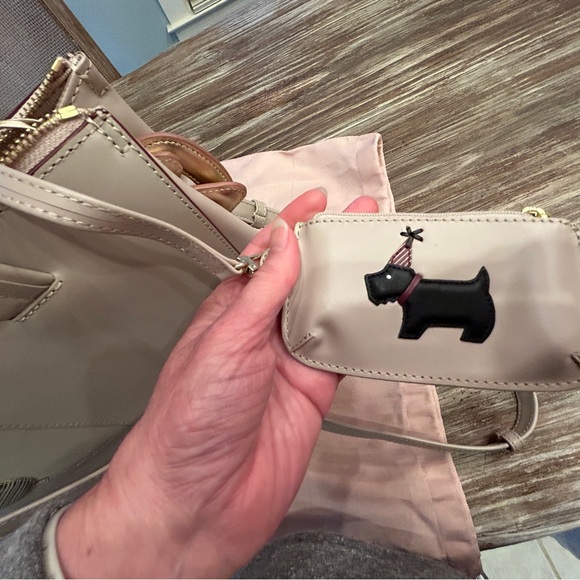 Radley London "20th Anniversary" Limited Edition Leather Satchel Crossbody Strap - Picture 9 of 16